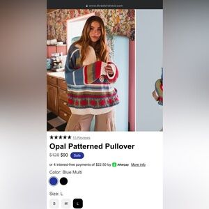 POL Colorful Patterned Women Sweater